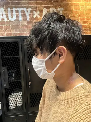 ショート カラー パーマ ヘアアレンジ メンズ キッズ ネイル マツエク・マツパ アイブロウ 久木原 ゆりのヘアスタイル
