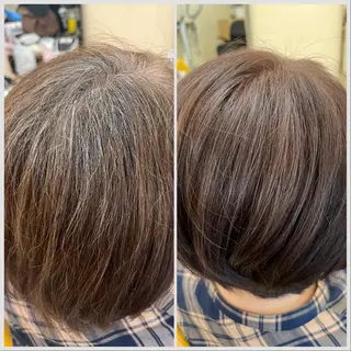 ショート カラー 河野 智亜紀のヘアスタイル