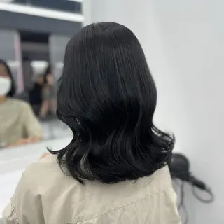 ミディアム カット💜モデル募集 アカデミー札幌のヘアスタイル