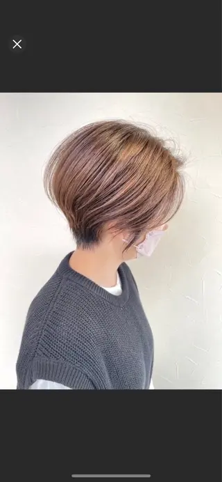ショート 栗田 孝之のヘアスタイル
