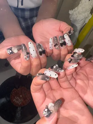 ネイル 33nail✴️栄 スミレ❇️Gel-xのネイルデザイン