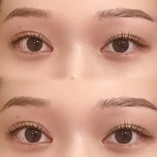 アイブロウ 束感マツエク・まつパ 🎀ユキのマツエク・マツパデザイン