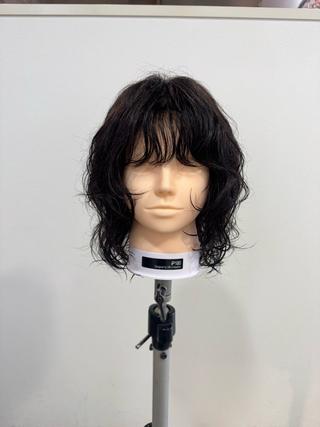 ミディアム パーマ 荒牧 絵美のヘアスタイル