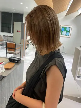ミディアム カラー ダブル透明感カラー/ ロングカット/Rioのヘアスタイル