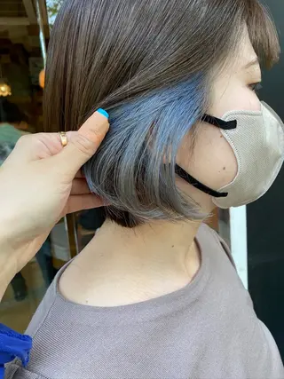 ショート カラー 鈴木 映美のヘアスタイル