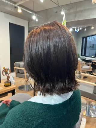 ミディアム 清水 真樹のヘアスタイル