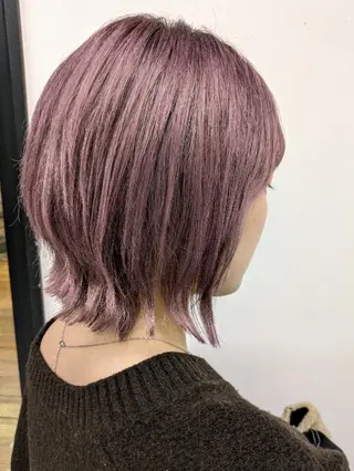 ミディアム カラー 種市 心愛のヘアスタイル