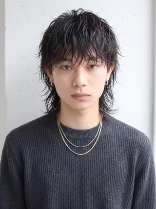 ショート カラー パーマ メンズ 似合わせスタイル 表参道🌿ちえのヘアスタイル