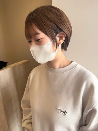 ショート 💛🤍U too e’s /店長🧸のヘアスタイル