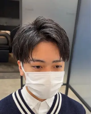 ショート カラー パーマ ヘアアレンジ メンズ メンズ特化美容師 aiの眉毛・アイブロウイメージ