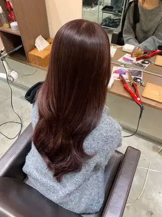 ロング 抜け感ダブルカラー miyukiのヘアスタイル