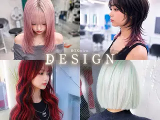 ショート カラー 【デザインカラー】 南堀江　宇都宮のヘアスタイル
