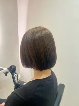 ショート カラー 韓国🇰🇷艶髪 ケアカラーSHURIのヘアスタイル