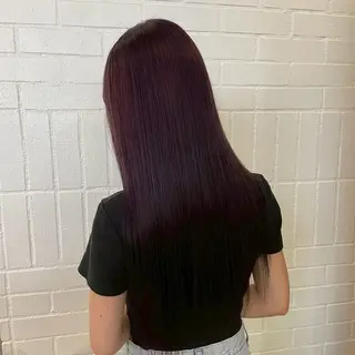 セミロング カラー ヘアアレンジ 💟ケア×ハイトーン 💟／ミオのヘアスタイル