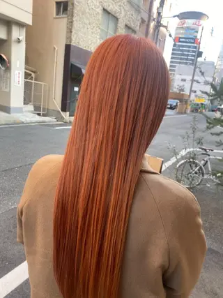 ロング カラー やまさきえりこ ニュアンスパーマのヘアスタイル