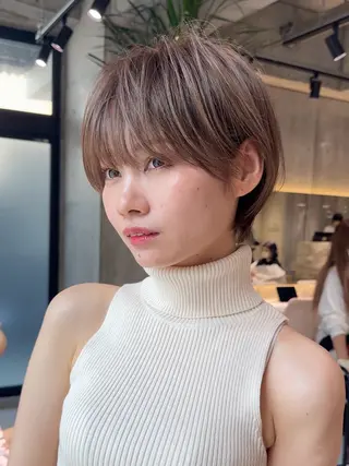 ショート 石川直樹 似合わせカット✨のヘアスタイル