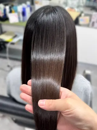 ロング 髪質改善メニュー 長井 美佐子のヘアスタイル