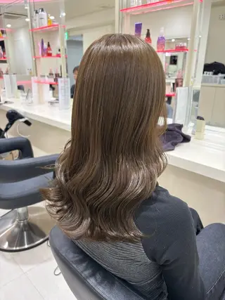 ロング カラー 💕мei 透明感カラー💕のヘアスタイル