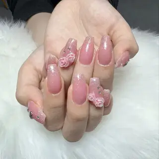 ネイル 🎀nana🫧 ワンホンネイル🎀のネイルデザイン