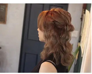 ミディアム セミロング ヘアアレンジ 松田 由貴のヘアスタイル