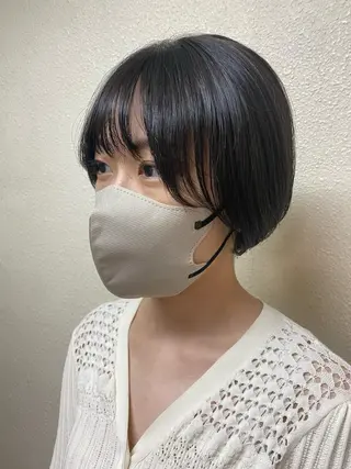 ショート カラー 縮毛矯正/艶カラー/ ikedaのヘアスタイル