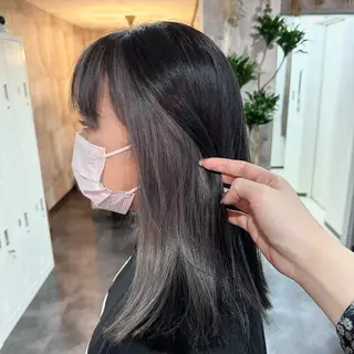 セミロング カラー 枚方 tomee 🦋南部 しほ🦋のヘアスタイル
