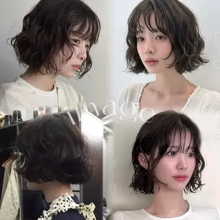 ショート 🤍韓国ヘア/ かえで🤍のヘアスタイル
