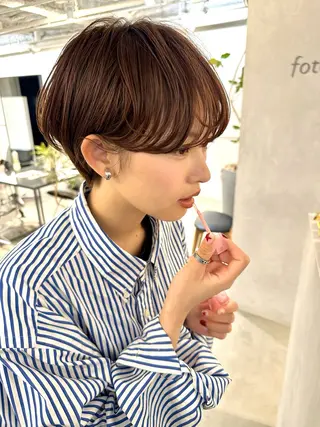 ショート 骨格診断で絶対可愛い ✨丸みショート✨凌弥のヘアスタイル