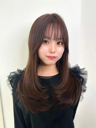 ロング 久保田 祥之のヘアスタイル