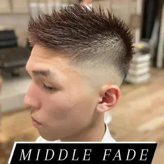 ショート メンズ メンズ/フェード/ バーバー/盛山大地のヘアスタイル