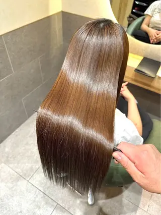 ロング カラー パーマ 色落ちまで盛れる 💟まなみのヘアスタイル