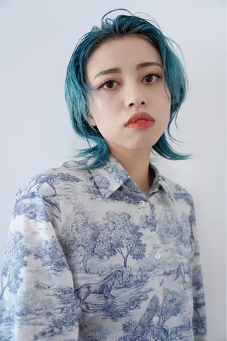 ショート カラー 今出 りょうやのヘアスタイル