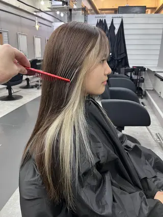 セミロング カラー GiseL 博多筑紫口店のヘアスタイル