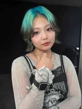ショート 📧みずき/ブルベ 韓国レイヤー📧のヘアスタイル