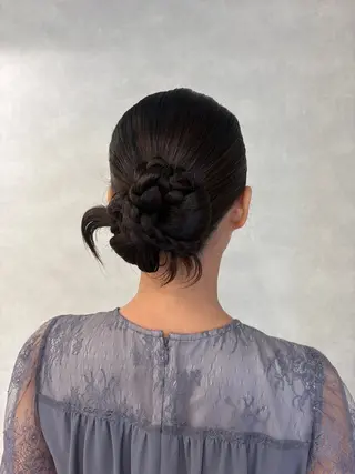 ヘアアレンジ ピンクカラーアレンジ 🩷AYANA🩷のヘアスタイル