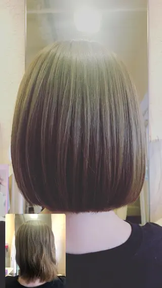 ミディアム 松川 紀代のヘアスタイル
