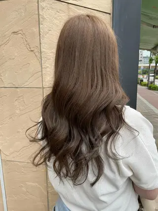 ロング カラー 'comma rinkaのヘアスタイル