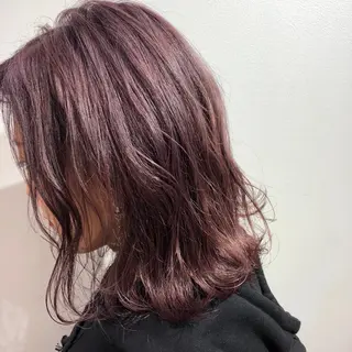 ミディアム カラー パーマ ヘアアレンジ 🤍山本千尋 /ボブ/パーマ🤍のヘアスタイル