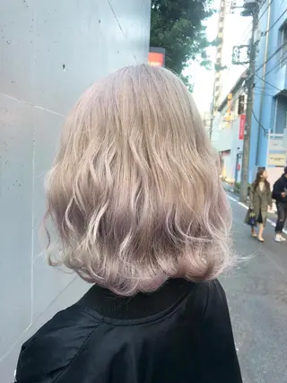 ミディアム カラー 🧡艶髪/エクステ 🫧🧡YUKI❄️のヘアスタイル