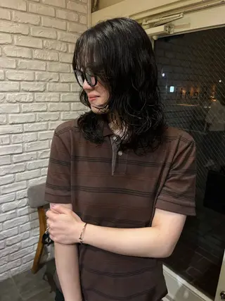 ミディアム ミジュ/ メンズモデル募集のヘアスタイル