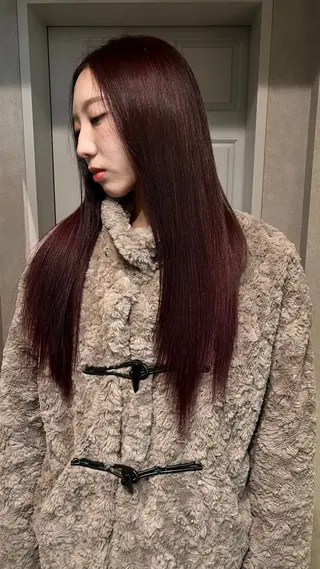 セミロング カラー HARUKI🏔️/ メンズ/透けブラウンのヘアスタイル