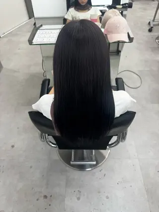 ロング 横浜　エクステ🎀 カラー／ルナのヘアスタイル