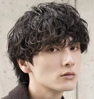 パーマ メンズ 仙台波巻きパーマ/ fifth/遠藤楓雅のヘアスタイル
