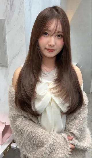 ロング カラー レイヤーダブルカラー KYONのヘアスタイル