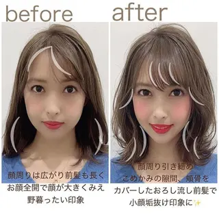 ミディアム カラー 髪質改善特化 サロン✨代表HIROのヘアスタイル
