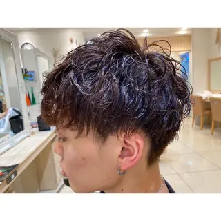 ショート パーマ メンズ 髪質改善/茅ヶ崎 マツモト リョウのヘアスタイル