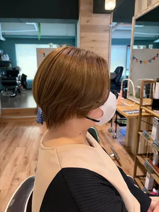 ショート カラー ✨ショート/ボブ 縮毛矯正✨アキラのヘアスタイル