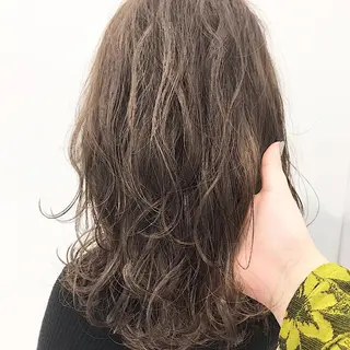 カラー セミロング カラーモデル募集中 かれんのヘアスタイル