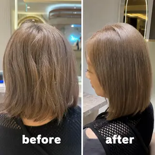ショート 圧倒的美髪ストレート ツダケイタロウのヘアスタイル