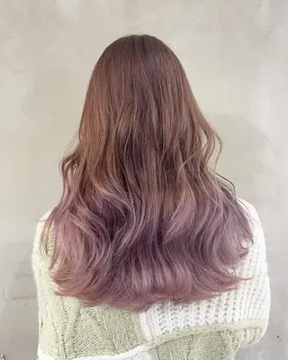 ロング カラー ハッシュカット/ハイ トーン/HIROKIのヘアスタイル